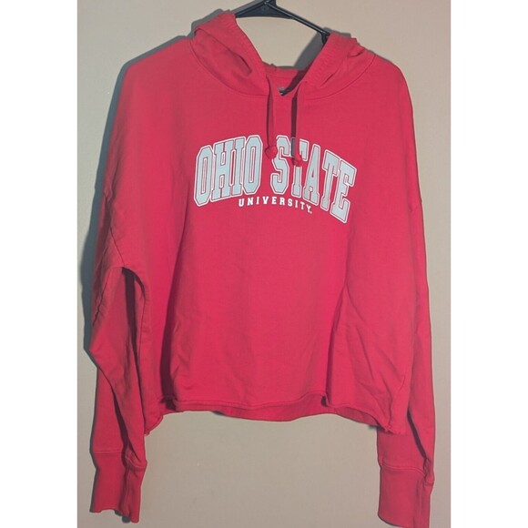 Ohio State Buckeyes Top Hoodie Womens Size XL Red New w/tags Zoozatz - Picture 1 of 11